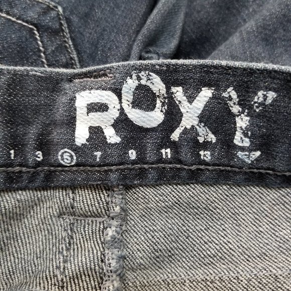 Roxy jeans 5 straight leg denim low rise waist - Picture 12 of 13